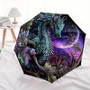 1pc Fantasy Dragon Automatic Opening and Closing Folding - A Good Choice for Gifts, Fashionable and Convenient Umbrella With Cute Cartoon Charact