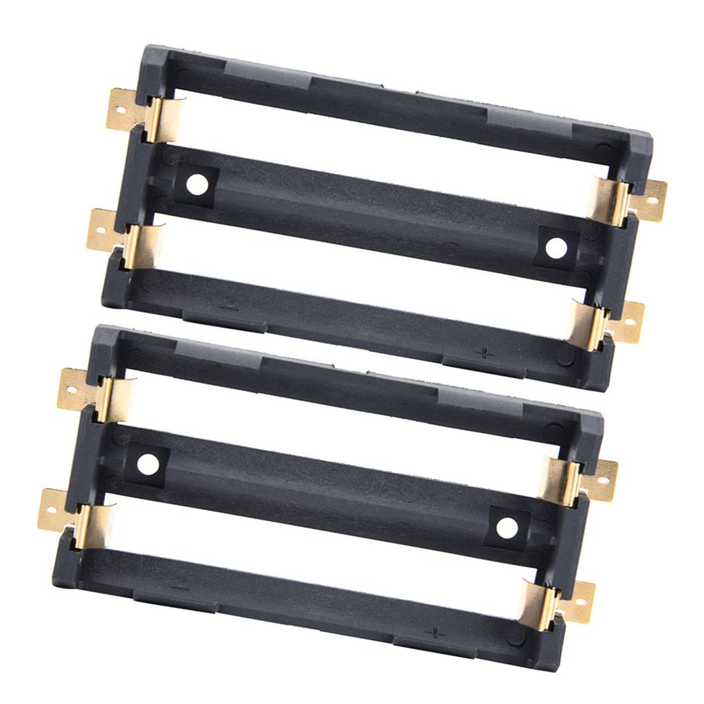 2 Stück 2 Batterien Halterbox Aufbewahrungskoffer für SMD 18650 DIY Lade-Stromversorgung