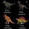 4ks Dinosauří simulační hračka/Wildlife Decor Dárek pro děti Plastová hračka dinosaura Hračky se zvířaty pro chlapce Dívky Děti