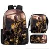 Printed Avengers The Backpack Set Oxford Fabric Pencil Case Essentials School