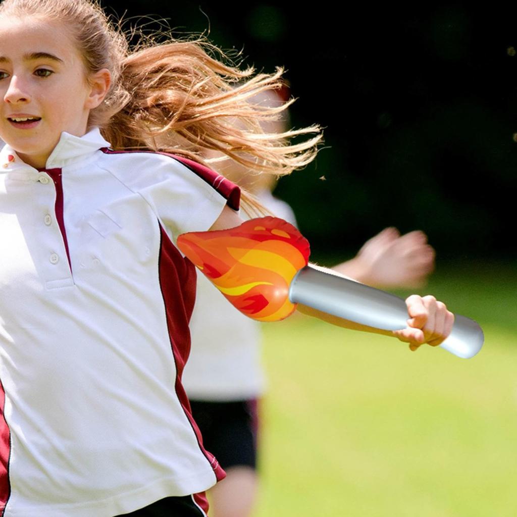 Inflatable Torch Fun Torch Inflates For  Games MedievalThemed Party Sports Competitions, 16 Inches