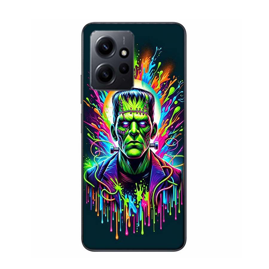 Horror F-Frankenstein Phone Case For Redmi Note 14 15 Pro 5G 13 12 Pro Plus 11 11T 11E 11S 10 Pro 10S 9 9S Cover Cell Clear TPU