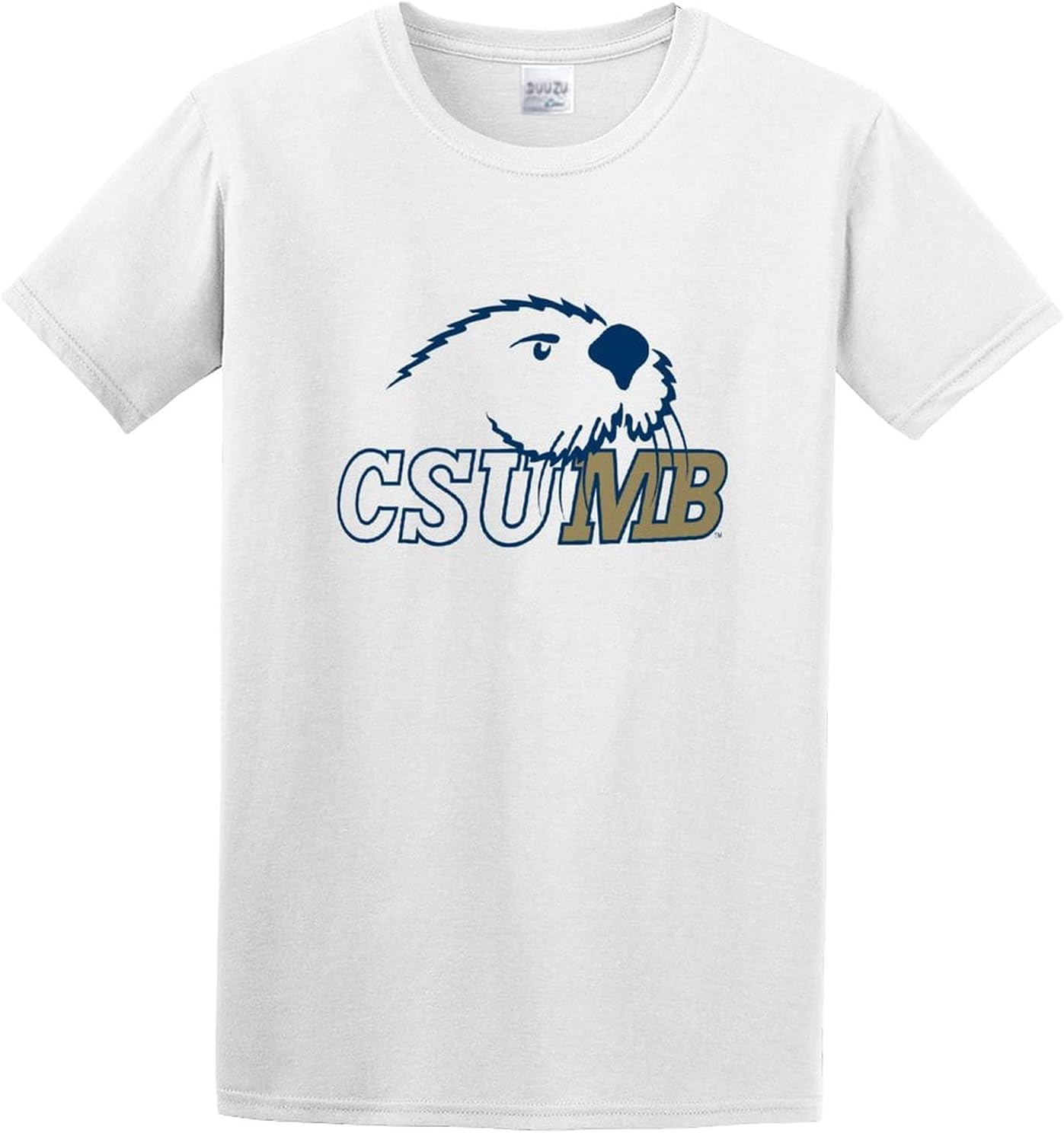 Cal State Monterey Bay Otters O Neck Men T Shirt White L белый