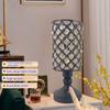 LED Modern simple decoration bedside lamp light luxury wrought iron table lamp touch dimming bedroom night light