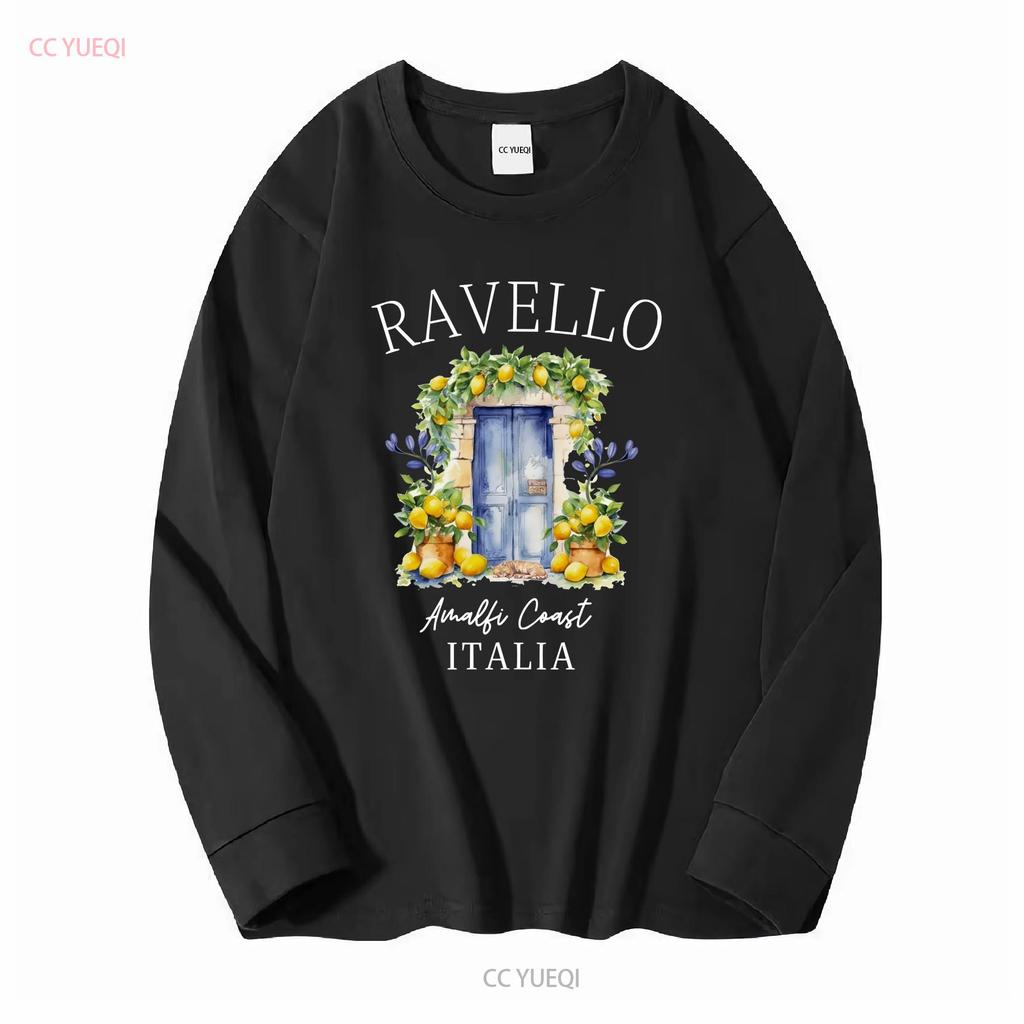 Ravello T Shirt Italy Lemons Cute Amalfi Clothes Outfit Travel South Italia long or short sleeves vintage Washed fashion