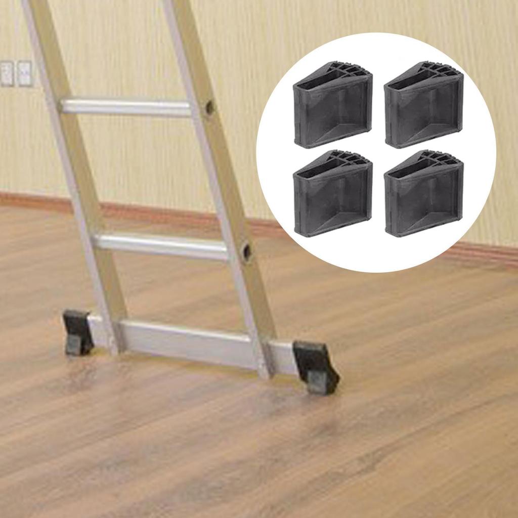 Non Slip Ladder Feet Covers Enhanced Stability Durable Rubber Protector for Mini Folding Ladder Auxiliary