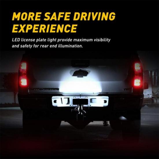 AUXITO Plate License Light LED Fit Silverado Chevrolet 2500 1500 1999-2013 3500