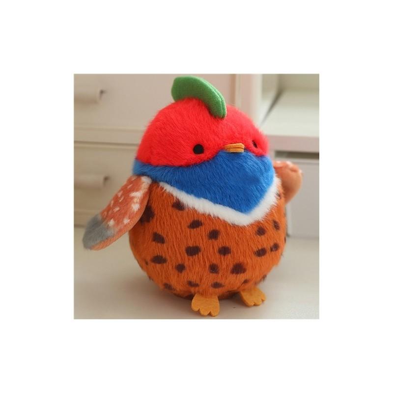 Cute Parrot Sparrow Pigeon Kingfisher Bird Animal Magnetic Plush Doll Pendant For Collectors Display Home Decor
