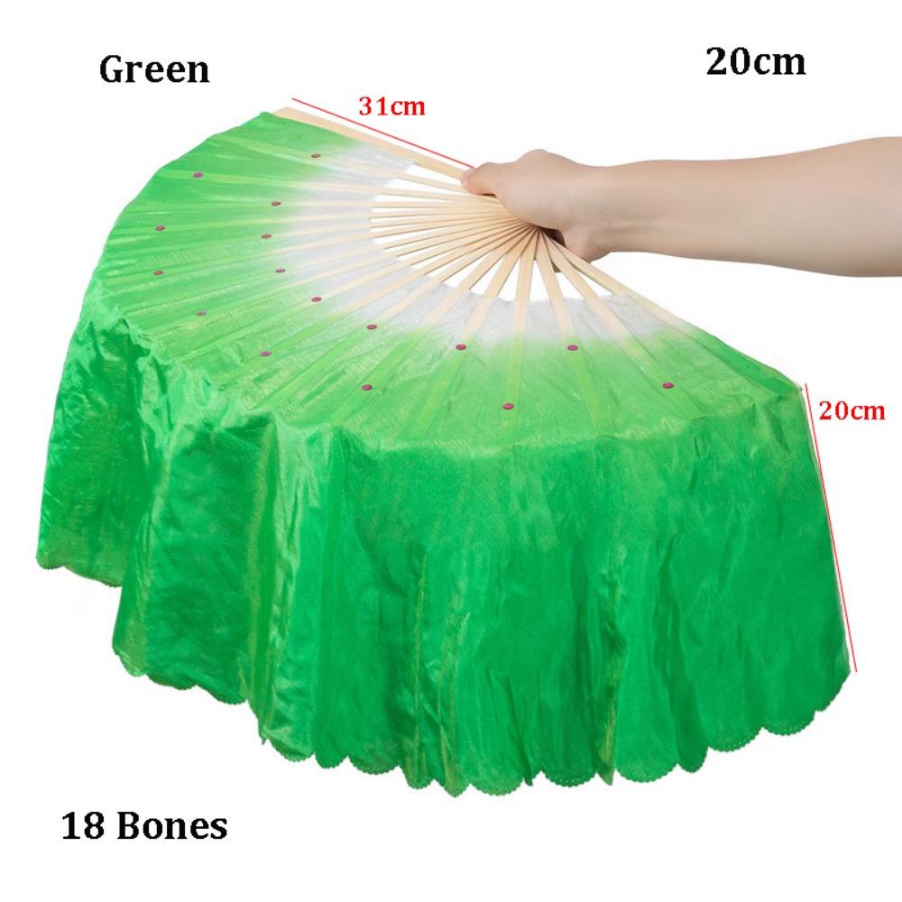 31cm Bamboo Chinese Short Bellydance Fan Multicolors Bamboo Fans Yangko Dance Prop Performance