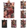 Malachi Barton Popular Super Warm Blanket  Students Plush Bedding Throws Novelty Living Room Flannel Bedspread Sofa Bed Cover