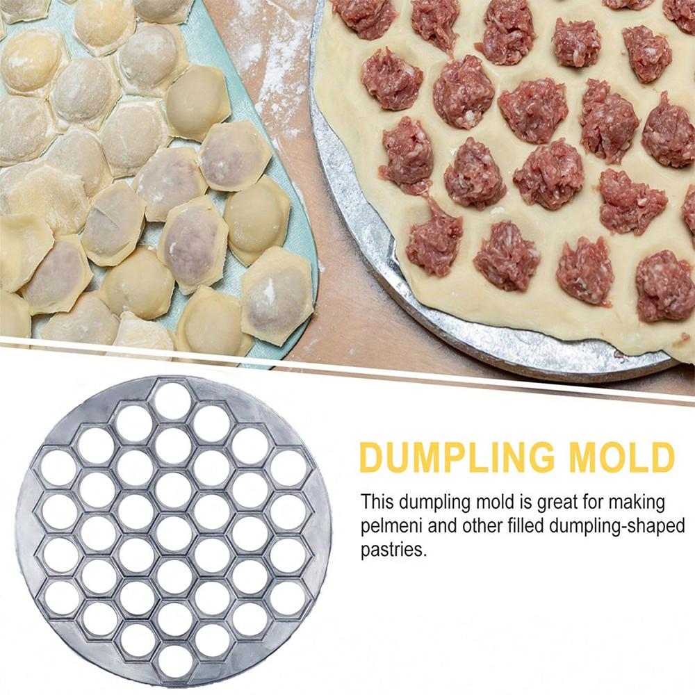 Aluminum Alloy Dumpling Mold 37 Holes Dumpling Maker Pastry Biscuits Ravioli Dough Meat Press Cutter Kitchen Baking Tools