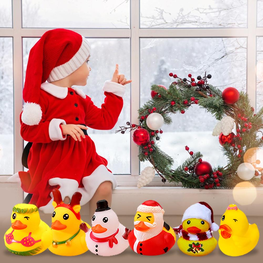 Duck Advent Calendar 2025 with 24 Rubber Ducks 24 Days Christmas Countdown Calendar Duck Set Advent Calendar for Boys Girls Kids