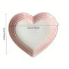 Heart-shaped Ceramic Dishes,12cm Gradient Underglaze Color Simple Tableware,Dip Dish Desserts Snacks Plate Utensils for Kitchen