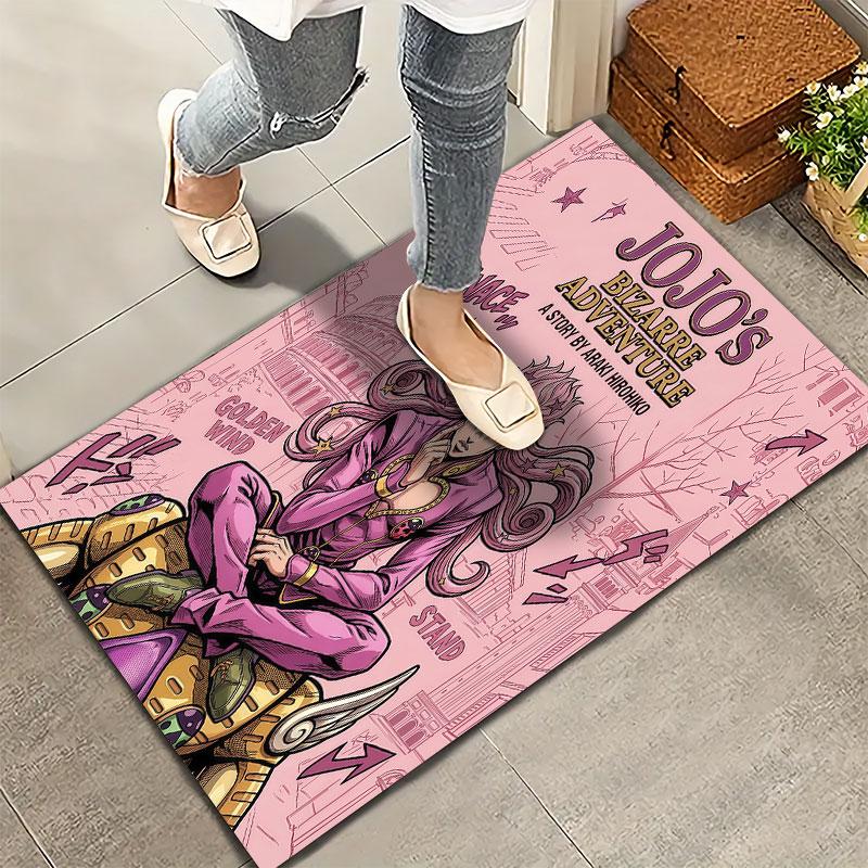 Jojos Bizarre Adventure Teppich Teppich für Wohnzimmer Schlafzimmer Zuhause Sofa Dekoration Kinder Spielen Rutschfeste Bodenmatte