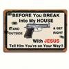 Retro Metal Tin Sign Poster Wall Art Decor