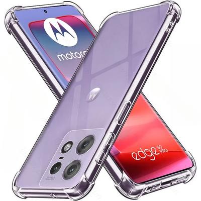 Clear Airbags TPU Soft Cover for Edge 50 40 Pro 30 Neo F Stylus G15 G05 G Play G85 G75 G55 G35 Four Corner Anti Drop Soft Shell