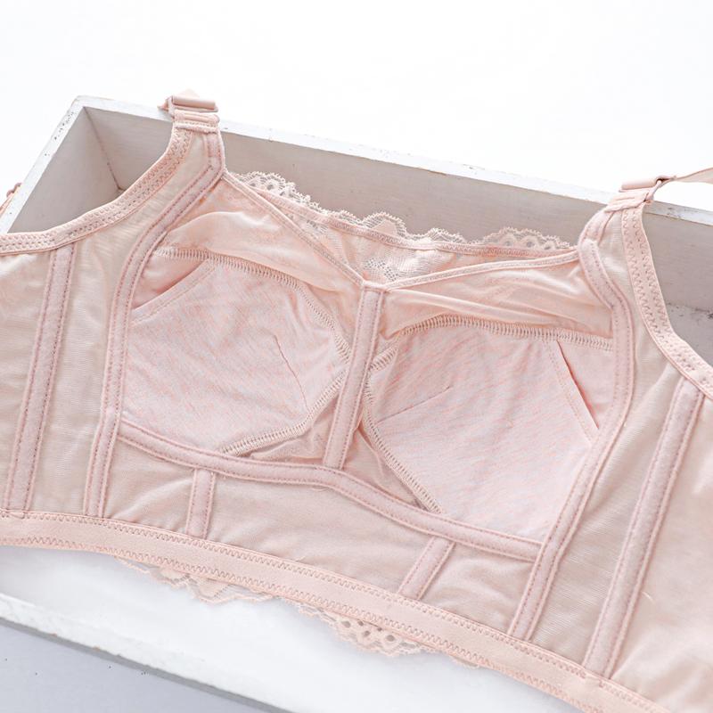 Bügelloser Damen-BH mit voller Abdeckung, ohne Schaumstoff, aus Spitze, 34 36 38 40 42 BCDEF