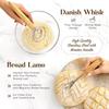 Natural Rattan Bread Proofing Baskets Set - Round & Oval Fermentation Tools