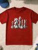 Vintage Black And White Chess Pieces Print T Shirt Boys Girls Chess Lover Short Sleeve Tee Family Matching Kids Cotton Tops