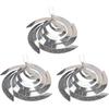 Rare Gem Bird Repellents, Bird Spiral Reflector, Reflective Bird Scare Rods, Ornamental Spinner Deterrent Control Device, Avoids Birds in Home and Ga
