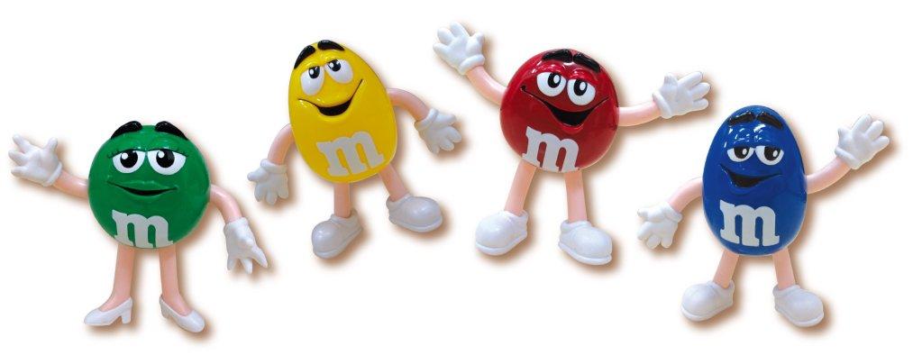 

Гибкие фигурки M&M s [Гибкие фигурки M&M s] Набор из 4 штук Американские товары