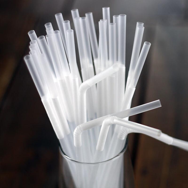 ZISIZ Disposable Colored Art Straws