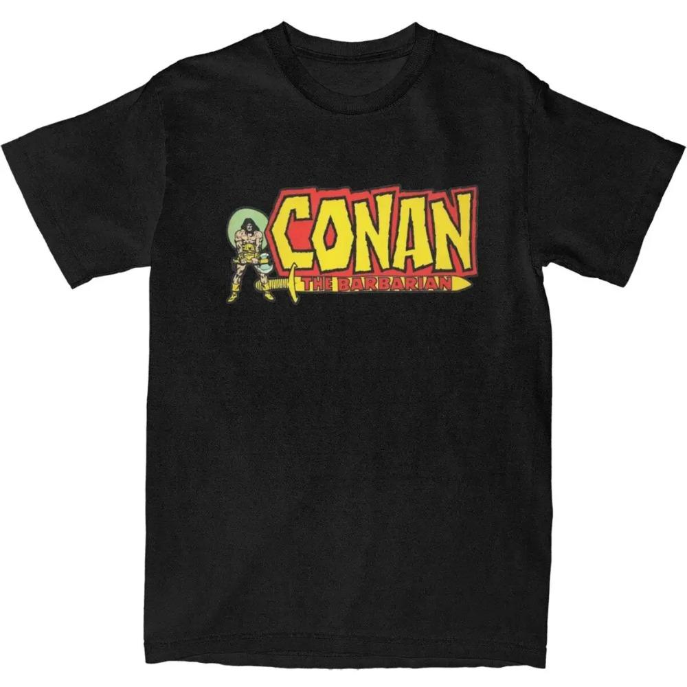 

Men Women s Conan The Barbarian Graphic Shirts Outfits Novelty Cimmerian Warrior T Shirts Tee Clothing All Seasons XXXXXL чёрный
