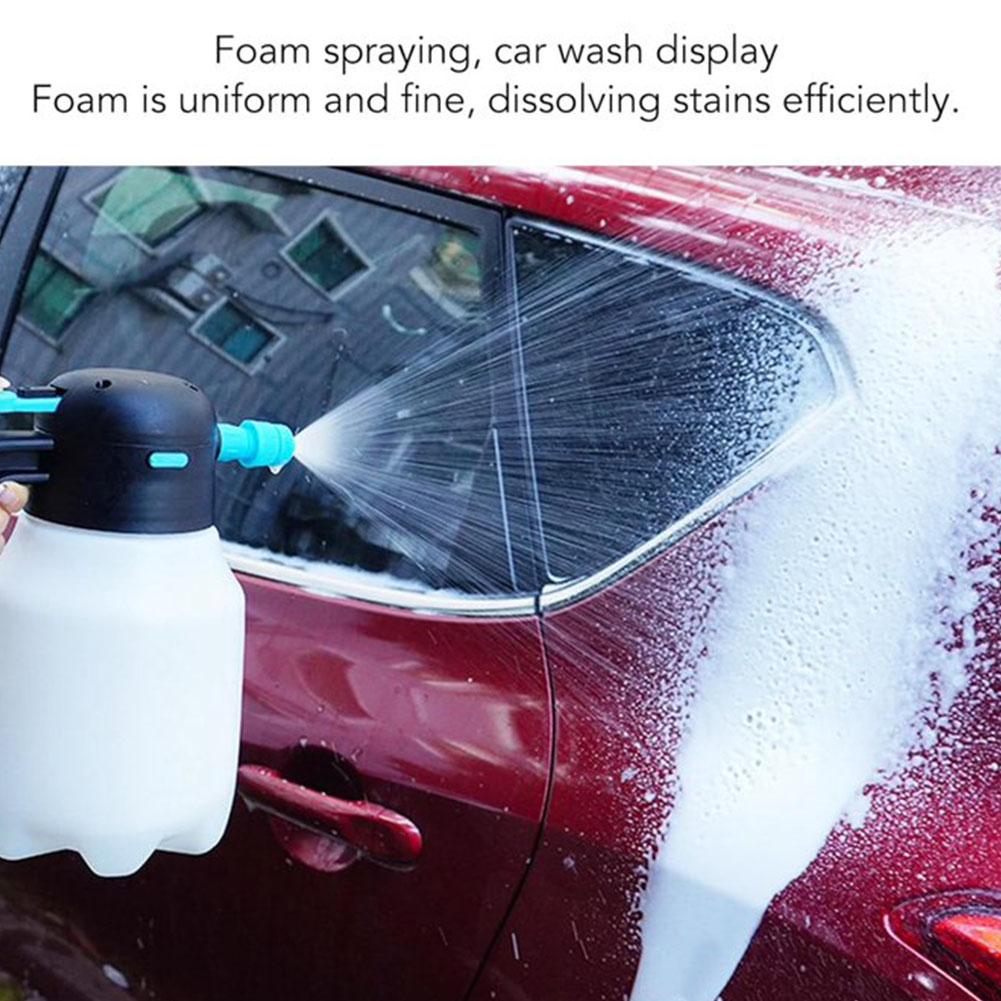 Electric Foam Sprayer Handheld Foam Bottle Rechargeable For Car Washing
