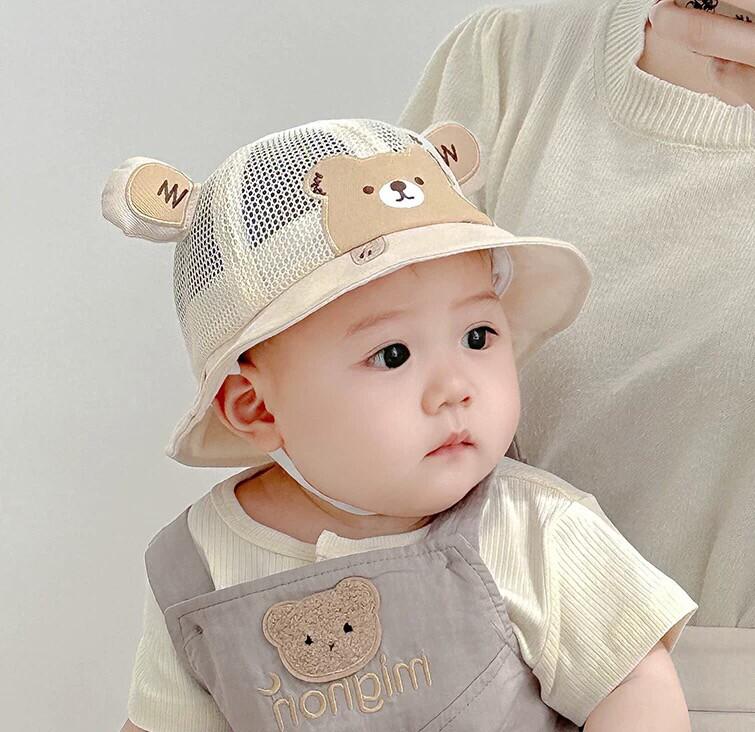 Unisex Baby Sun Protection Bucket Hat for Toddlers - Spring & Autumn