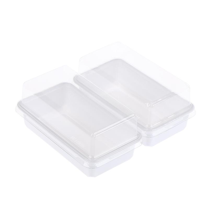 10/50Pcs Clear Sandwich Cake Holder Bakery Food Boxes Cupcake Container Tiramisu Wrapping Package Boxes For Wedding Birthday