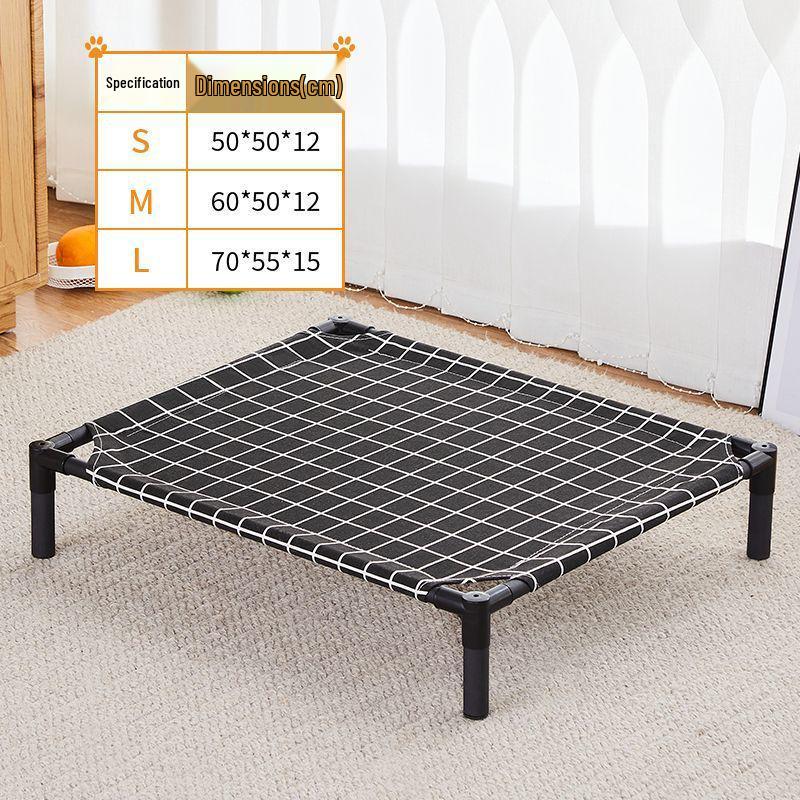 All-Season Pet Bed: Moisture-Proof, Breathable, Removable, Washable, Cool Off-the-Ground Nest for Cats and Dogs