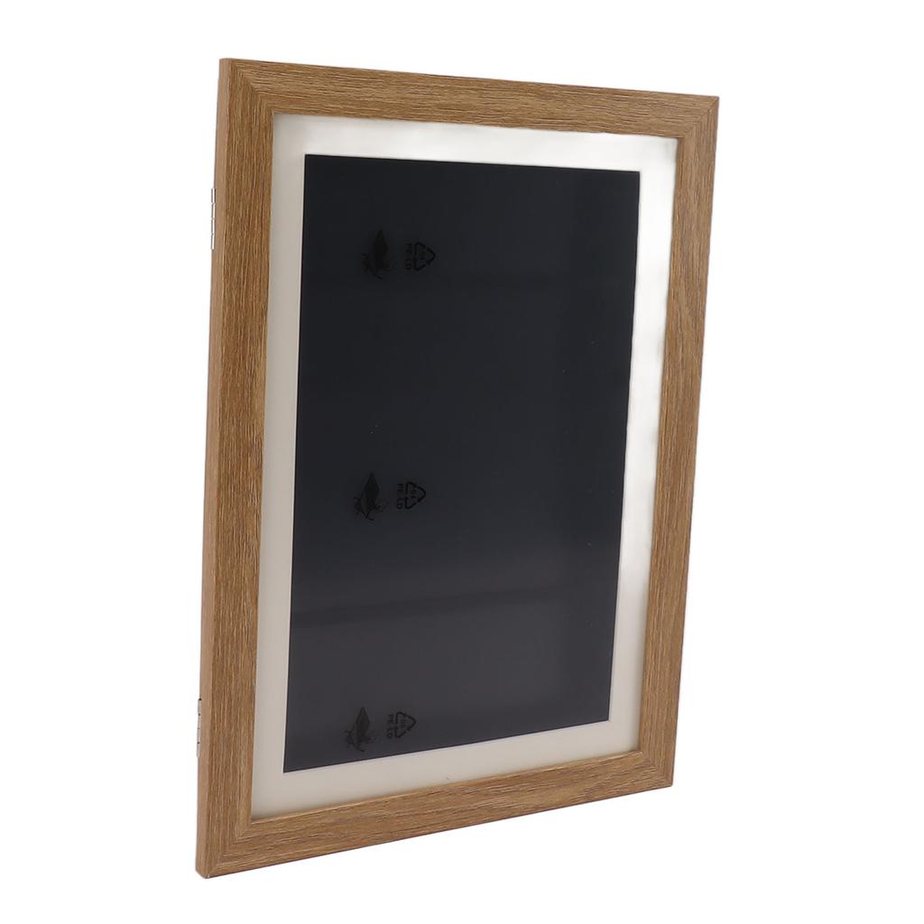 Kids Art Frame Density Board PS Magnetic Front Opening Changeable Artwork Display Frame Holds 50PCS Pictures for Crafts
