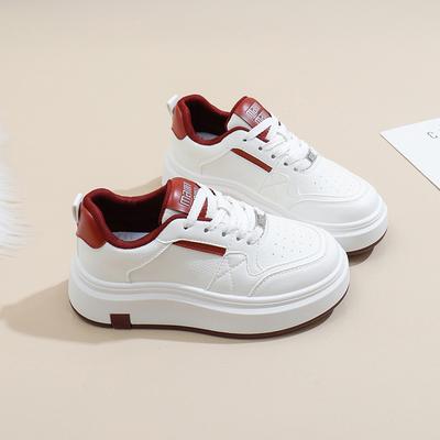 2025 lente kleine witte schoenen nieuwe Koreaanse versie ins vrouwelijke studenten hoogteverhoging platform sport board schoenen casual schoenen vrouwelijk CP333