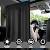 Car Divider Privacy Curtains Universal Car Seat Partition Curtain Cars Side Window Sunshades Sun Shade Covers Van Cabin Privacy Curtains Blackout
