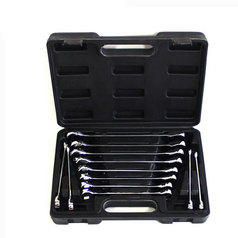 Gang Dun 12-Piece Metric Ratchet & Open-End Wrench Set