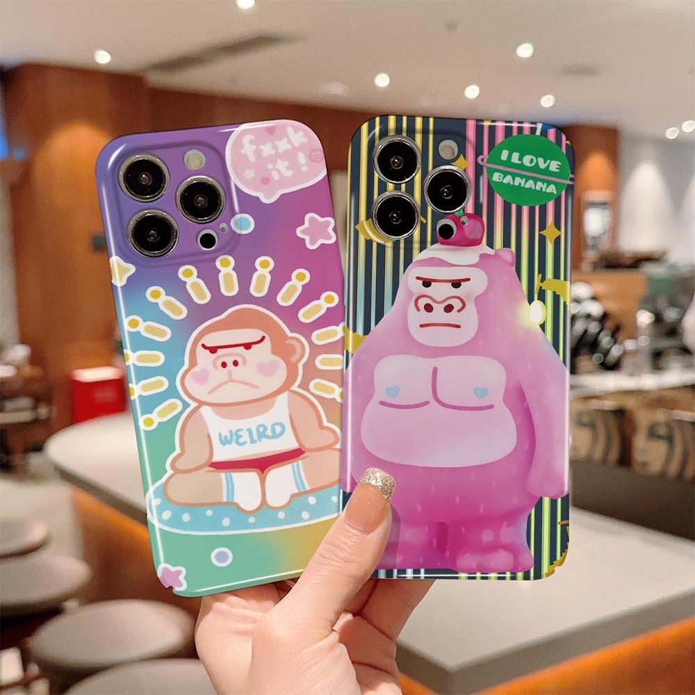 All-inclusive Film Handyhülle Cartoon Mode Design Hartschale Vollabdeckung Kameraschutzhülle für OPPO A60 A96 Reno12 Realme C53 C75
