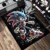 Personalized Name Shadow Sonic Living Room Non-Slip Area Rug Soft Carpet for Bedroom Playroom Sofa Office Home Decor Doormat