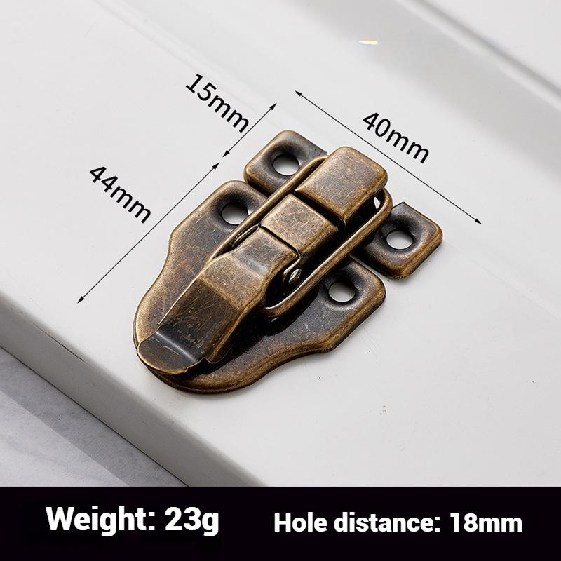 2sets Vintage Jewelry Wood Box Hasps Drawer Latches Decorative Suitcases Hasp Latch Buckle Clasp Furniture Hardware 40*56MM