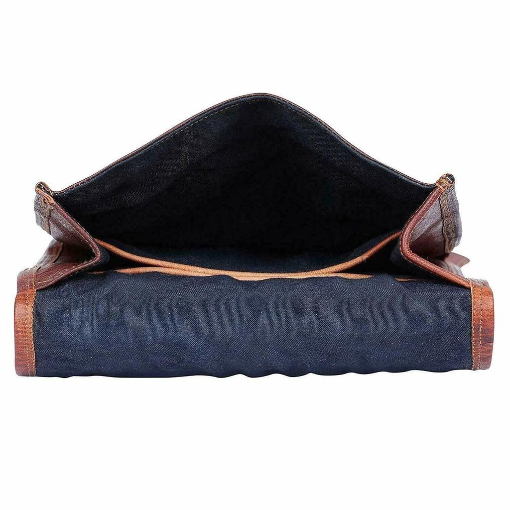 Bag Leather Messenger Shoulder Genuine Men Laptop Crossbody Men's Real Business