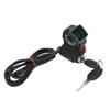 Electric Bike Twist Throttle ABS with Green Screen Lock Keys Electric Bike Throttle Grip For