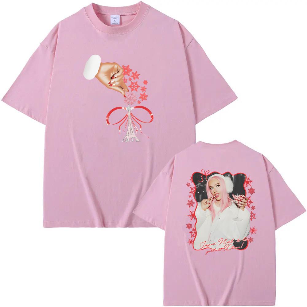 Vánoce v Paříži Grafické tričko Letní ležérní Christina Aguilera Vysoce kvalitní tričko Bavlna Kulatý výstřih Topy