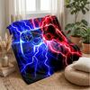 Red and Blue Game Controllers Theme Blanket Lightweight Warm Flannel Blanket Decorative Throw Blanket for Home Decoration