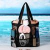 Frauen Schwimmen Lagerung Tasche Große Kapazität Schulter Pack Strand Tragbare Mesh Tasche Handtaschen Bade Reise Pack