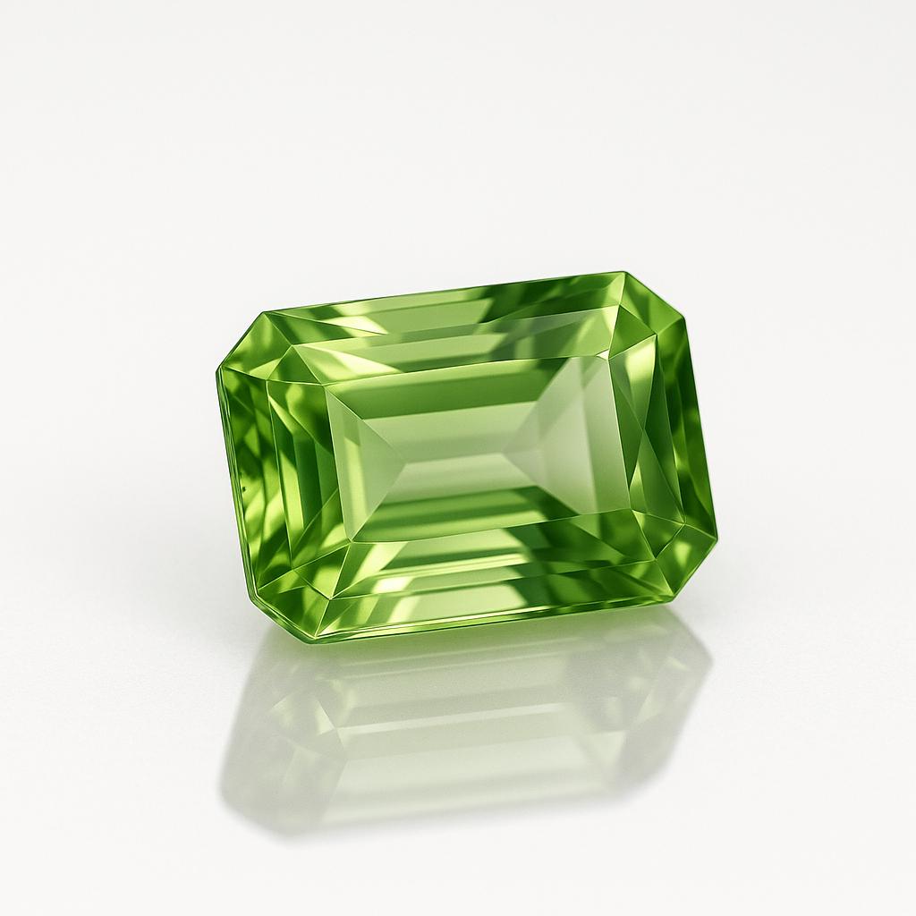 Dabīgs Zaļš Peridots Brīvs Dārgakmens 7