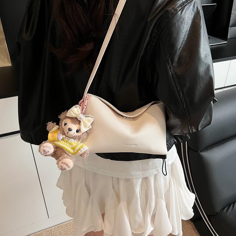 Premium Sense Simple Commuter Small Square Bag Women'S Trend Casual Foreign Style Shoulder Messenger Bag