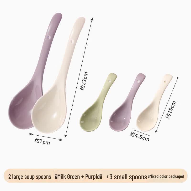 Ceramic Long Handle Soup Ladle