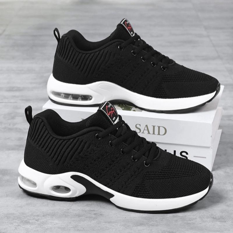 Men Breathable Shock Absorbing Running Shoes Lightweight Cushioned Athletic Sneakers