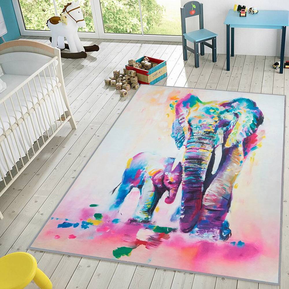 

Mosimoso Home RJ036 Детский ковер с нескользящей подошвой в горошек 80x150 cm