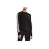 Under Armour Ua Rival Terry Colorblock Casual Breathable Crewneck Sweatshirt Women Tops Black 1370943-001