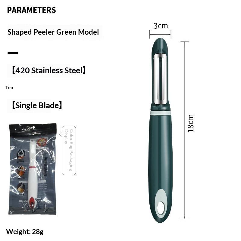 Stainless Steel Vegetable Fruit Peeler Ergonomic Non-Slip Handle Rust Resistant for Home Kitchen Restaurant Food Prep
